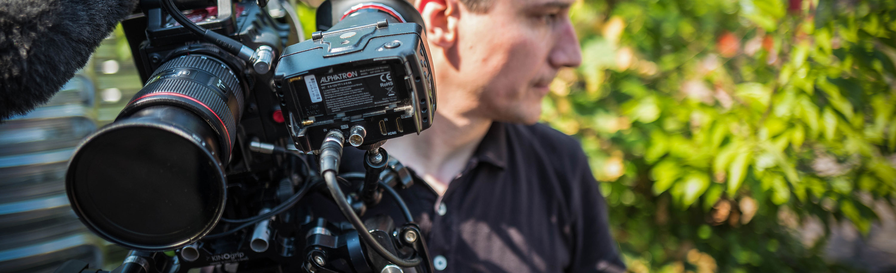 RED-Kamera bei einer Filmproduktion im Ausland
