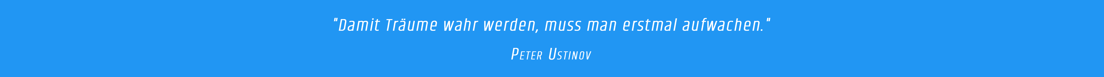 Zitat - Peter Ustinov